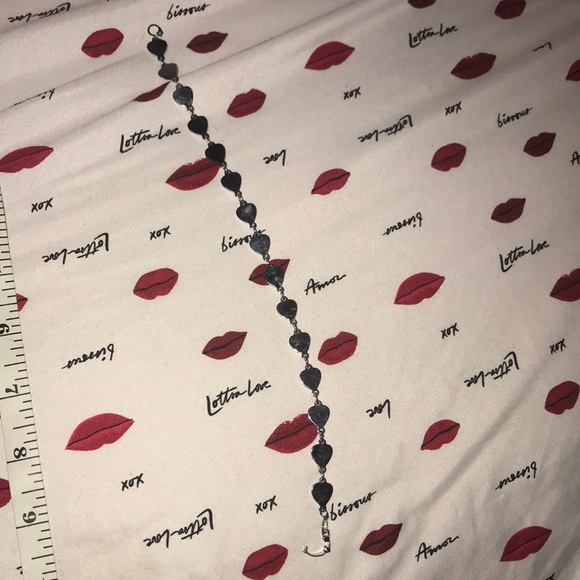 Hearts π multiple colors abalone bracelet 10β - Picture 5 of 6